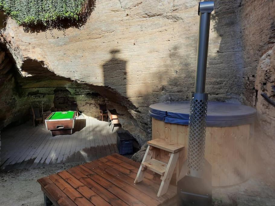 Maison Troglodytique Doue La Fontaine Exterior photo